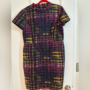 Tahari multi color dress